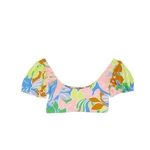 Maje Girl’s Selvatik Lolita Swimsuit Top size 12 Floral Multicolor